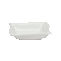 Molheira Shoyu Branca 60ml em Polipropileno VemPlast