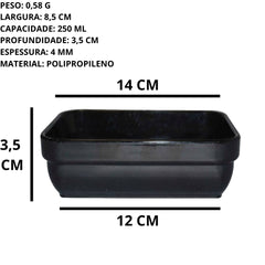 Molheira Cheff PP Polipropileno 250ML VemPlast