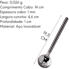 Colher Para Azeitonas em Aço Inox - A Gourmet
