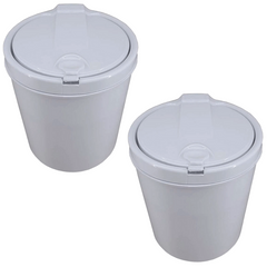 Lixeira para Pia com tampa de clicar 3L Viel