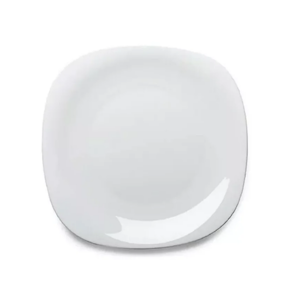 Prato Sobremesa Parma de Vidro Opalino Day Home