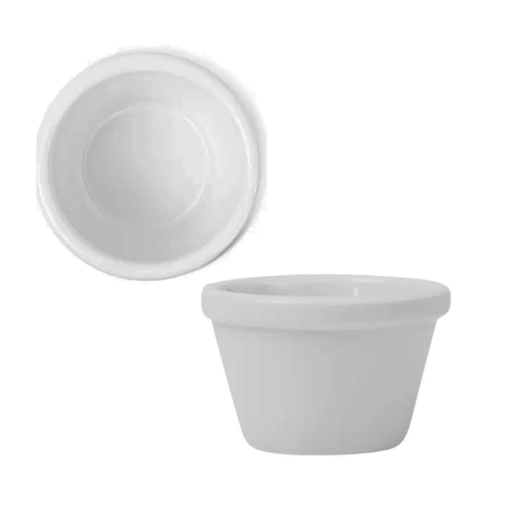 Ramekim Branco Melamina 50ml Liso Gourmet Mix