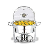 Rechaud Inox C/ Tampa E Fogareiro 5l Hotel GP