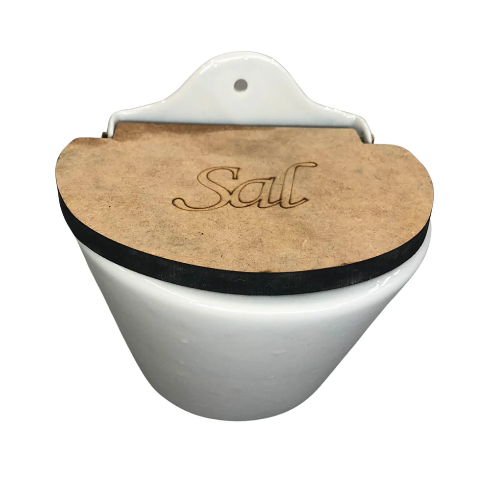 Saleiro Grande Conico C/ Tampa 800ml BelaVista