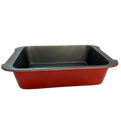 Assadeira Vermelha Retangular 2,4L Weck