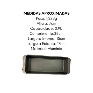 Assadeira Weck Preta 38cm Weck