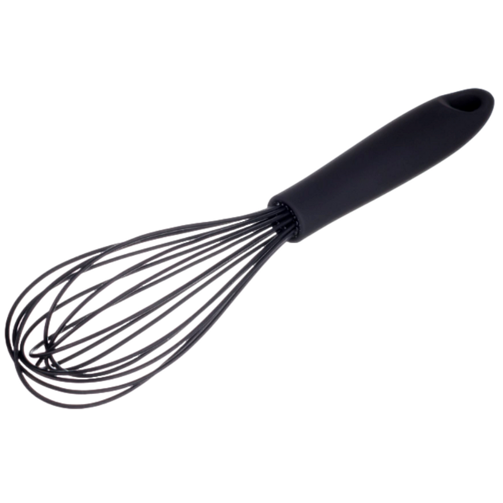 Batedor Manual de Silicone Preto 31cm Weck