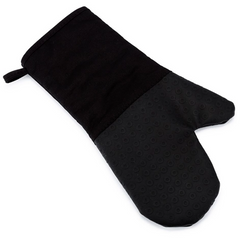 Luva de Silicone Preto Profissional 35cm Weck