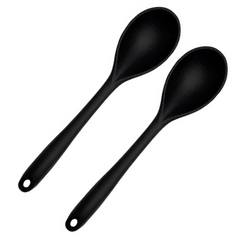 Colher Profissional Silicone Preta 36cm Weck Weck