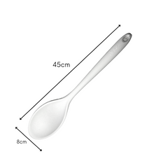 Colher Profissional Silicone de 45cm Branca Weck