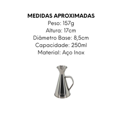 Galheteiro Weck em Aço Inox 250ml - A Gourmet