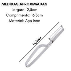 Descascador de Legumes Faca em Aço Inox Weck