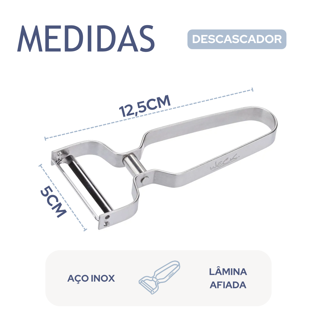 Descascador de Legumes em Aço Inox