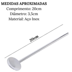 Colher Canudo P/ Drinks e Coquetéis em Inox Weck