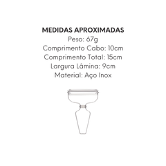 Descascador de Legumes em Aço Inox - A Gourmet