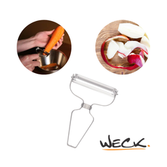 Descascador de Legumes em Aço Inox - A Gourmet