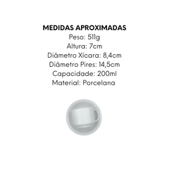 Xícara de Chá Hotel com Pires - A Gourmet