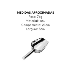 Pegador de Gelo em Aço Inox A Gourmet