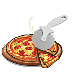 Cortador de Pizza em Aço inox Araguaia - A Gourmet