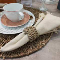 Anel de Guardanapo de Fibra Natural Mimo Style