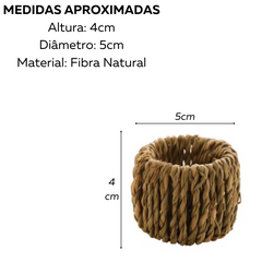 Anel de Guardanapo de Fibra Natural Mimo Style