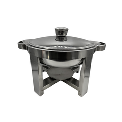 Rechaud Redondo Perfectha em Aço Inox - A Gourmet