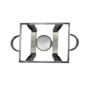 Rechaud Retangular Grander de Aço Inox 4,5L - A Gourmet