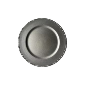Prato Sousplat 33cm Plastisco Prata Zahav