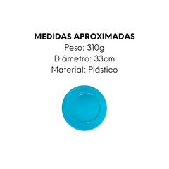 Sousplat de Plástico 33cm Trançado - A Gourmet