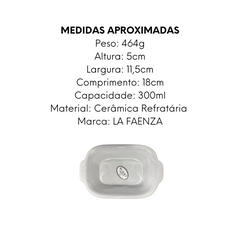 Assadeira Segunda Linha N1 Cerâmica 300ml - A Gourmet