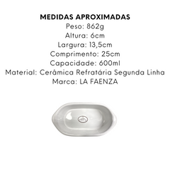 Assadeira Retangular Segunda Linha N0 600ml - A Gourmet