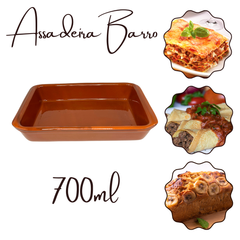 Detalhe da Assadeira Principado Retangular N°1 mostrando seu acabamento elegante