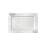 Prato de Porcelana Segunda Linha Retangular Piatto 31cm - A Gourmet