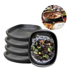 Travessa M Preta de Barro 2L - A Gourmet