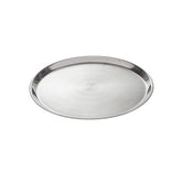 Bandeja Redonda em Aço Inox 36cm - A Gourmet