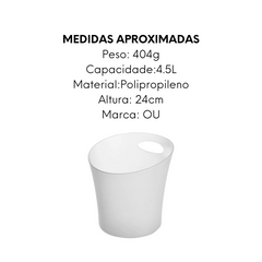 Balde Para Champangne de Polipropileno OU