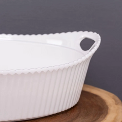 Tigela Oval Com Alça 27,5cm Melamina Bestfer