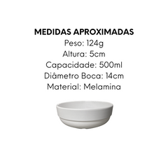 Tigela Bowl Melamina P 500ml - A Gourmet