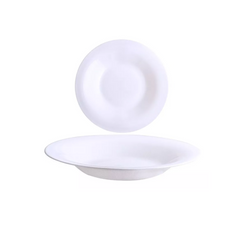 Prato Elegante Fundo de Vidro Temperado 22,5cm - A Gourmet