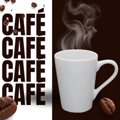 Caneca Copo Porcelana 240ml - A Gourmet