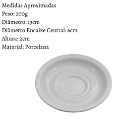 Pires em Porcelana Para Café 12cm BelaVista