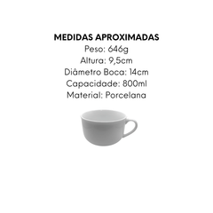 Xicara de Chá Consume Grande 800ml Grande BelaVista