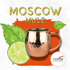 Caneca Moscow Mule em Aço Inox - A Gourmet