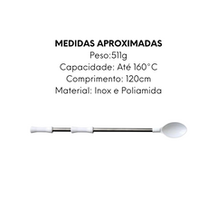 Colher Concava Cabo Inox 120cm Soirac