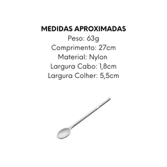 Colher Funda Nylon de 35cm - A Gourmet