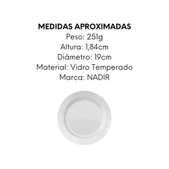 Prato Sobremesa Opaline Nadir Nadir