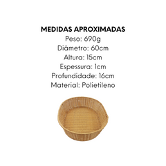 Cesta Para Pão Sintética Polietileno - A Gourmet