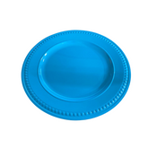 Prato Sousplat Azul de 33cm de Polipropileno GZT
