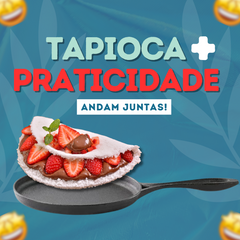 Tapioqueira Com Cabo Aço de Ferro Fundido - A Gourmet