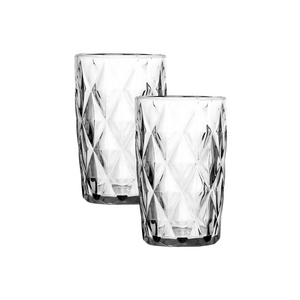 Copo Diamond 400ml de Vidro - A Gourmet